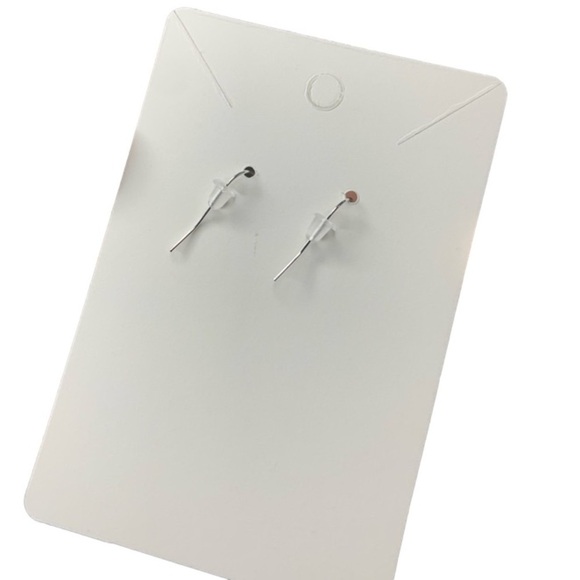 Clear seaglass handmade earrings - Picture 2 of 2